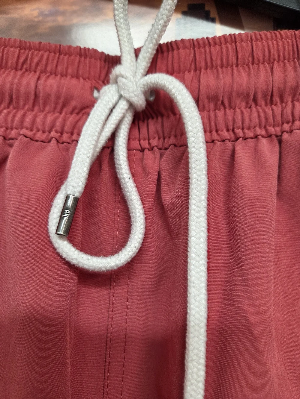 Polo by Ralph Lauren Men's Red Drawstring Swim/Active Shorts